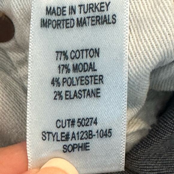 Agolde Sophie Distressed High Rise Ankle Skinny in Pentacle Size 28 - Picture 10 of 11